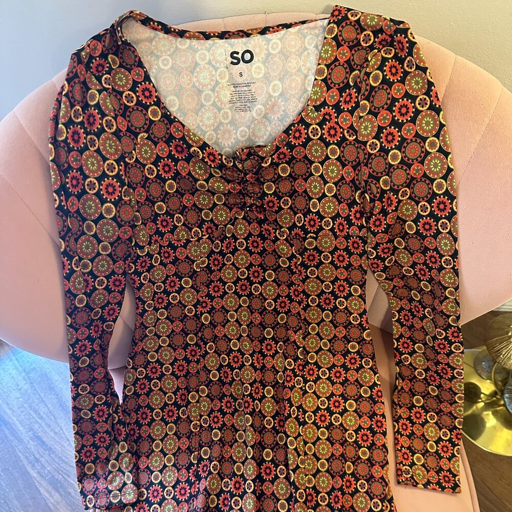 Mini Long Sleeve Dress